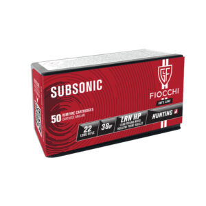 FIOCCHI 22 L.R. SUBSONIC LRN HP 2.5 GRAIN