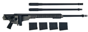 BARRETT MRAD 6.5 CREEDMOOR TUNGSTEN GREY CERAKOTE 24" FLUTED BARREL 1:8 13.19LBS 47.4" - Deployment Kit- DEMO