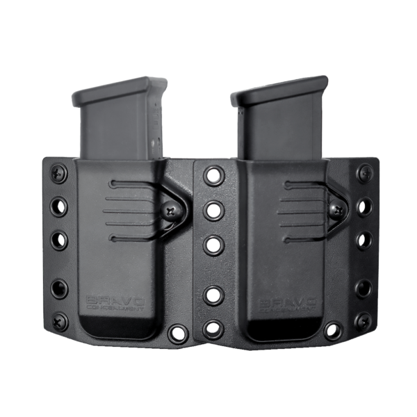 BRAVO CONCEALMENT 3.0 DVOJPÚZDRO NA ZÁSOBNÍKY – VEĽKÉ – GLOCK / SIG SAUER P320