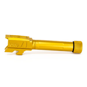 FAXON G43 STRAIGHT FLUTED BARREL, THREADED, TIN PVD