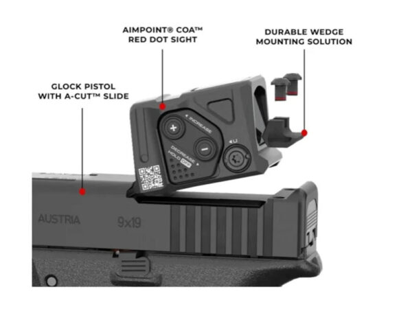 GLOCK G19 Gen5 A-CUT MOS 08/FS/Combo Aimpoint COA - Image 4