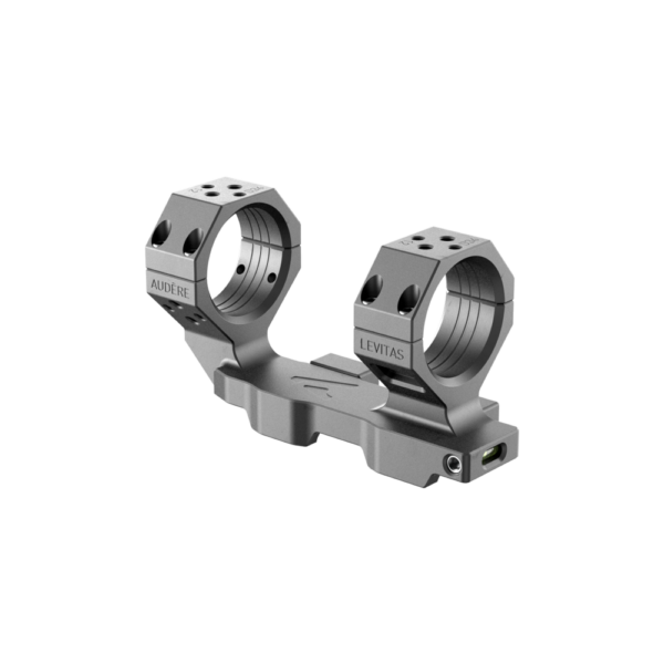 AUDERE LEVITAS CANTILEVER SCOPE MOUNT - DIAMETER 34 - 0 MOA - ČIERNA
