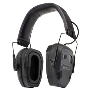 ALLEN ULTRX Bionic Fuse Bluetooth Electronic Earmuff, Midnight Gray